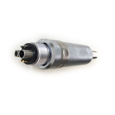 6 Holes Fiber Optic Dental Air Motor / Stainless Steel Internal Water Spray Low Speed Air Motor supplier