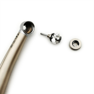 4 holes Titanized key wrench single water spray handpiece / Dental air Turbine MAX High Speed Handpiece / dental tools supplier