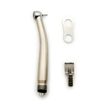 4 holes Titanized key wrench single water spray handpiece / Dental air Turbine MAX High Speed Handpiece / dental tools supplier