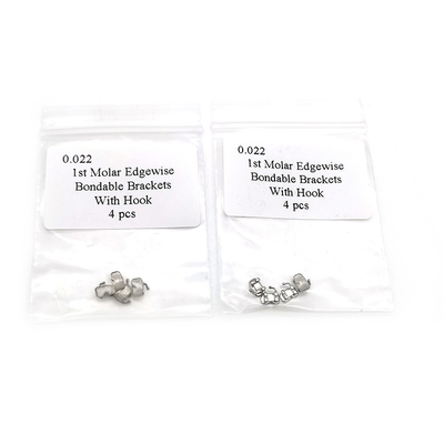 Dental Orthodontic Use Roth / MBT / Edgewise 1st and 2nd molar bondable Bracket 022/018 supplier