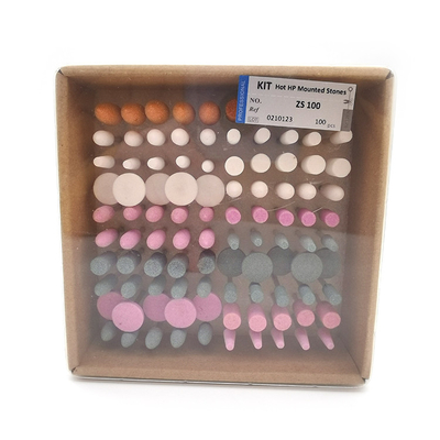 ZS 100 Hot HP Mounted Stones Mixed Kit / HP Dental Polishing Points Silicone Mounted Stone supplier
