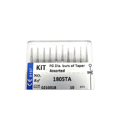 1805TA Regular Diamond burs of Taper Assorted in FG shank /Dental Diamond burs for high speed turbine supplier