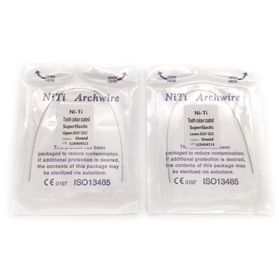 Colorful NiTi or Stainless Steel Ovoid Rectangular Dental Orthodontic Wire + supplier