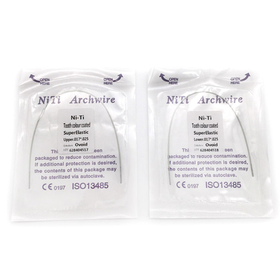 Colorful NiTi or Stainless Steel Ovoid Rectangular Dental Orthodontic Wire + supplier