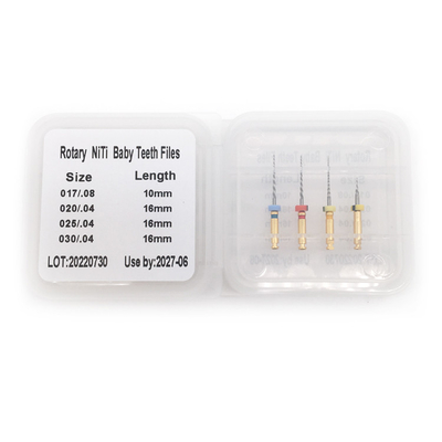 4pcs/pack New Types Dental Root Canal File BB T-files (baby teeth files) Rotary Tooth Pulp Files Thermally Activated supplier