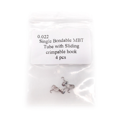 Dental orthodontic1st malor Question mark hook with Bondable Non- Convertible Single Buccal tube supplier