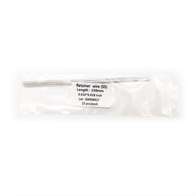 Orthodontic materials dental stainless steel lingual retainer wires 10pcs/pack supplier