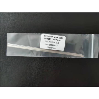 Orthodontic materials dental stainless steel lingual retainer wires 10pcs/pack supplier