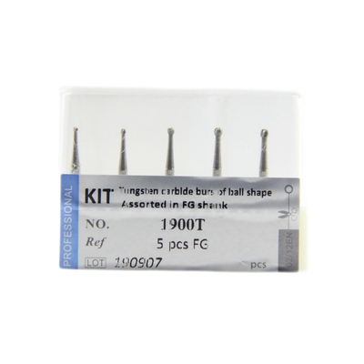 1900T Dental FG Tungsten Carbide Burs Kit Of Ball Shape supplier