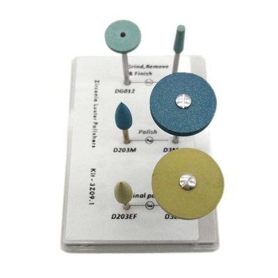 Dental 3Z09.1 Zirconia Luster Polishing Kit Dental Lab Diamond Polisher supplier