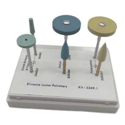 Dental 3Z09.1 Zirconia Luster Polishing Kit Dental Lab Diamond Polisher supplier