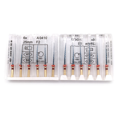 Economic type Heat Activation NITI Root Canal blue files/ blue heat activated dental niti files endo files dental rotary supplier