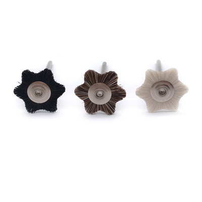 Dental Laboratory Rotary Polishing Brush HP Shank Wheel Shape Brush supplier
