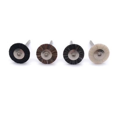 Dental Laboratory Rotary Polishing Brush HP Shank Wheel Shape Brush supplier
