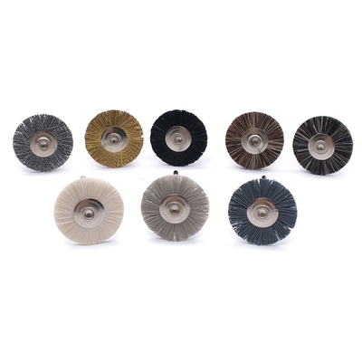 Dental Laboratory Rotary Polishing Brush HP Shank Wheel Shape Brush supplier