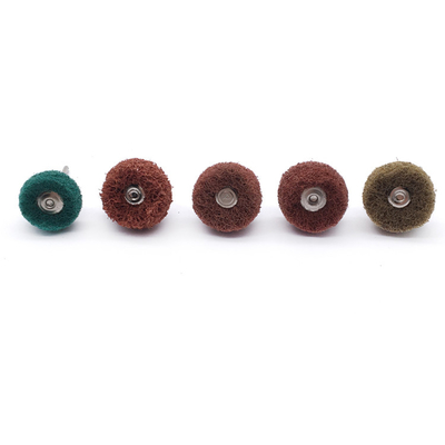 Dental Laboratory Rotary Polishing Brush HP Shank Wheel Shape Brush supplier