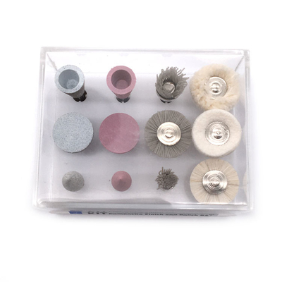 Dental RA Composite Finish Polishing Kit with Polishing Brush For Low Speed Handpiece supplier