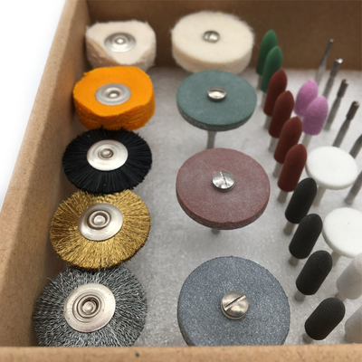 Dental HP Burs Kit Carbide Cutters Silicon Polisher Rubber Wheel Polishing Brushes For Grinding or Polish Metal or Alloy supplier