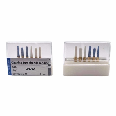 Dental High quality Cleaning burs after debonding Dental Diamond Burs kit Dental Lab instrument tools 6pcs/kit supplier