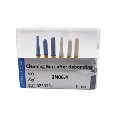Dental High quality Cleaning burs after debonding Dental Diamond Burs kit Dental Lab instrument tools 6pcs/kit supplier