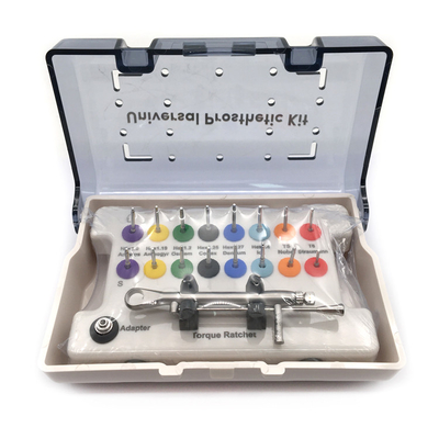 C Type Dental Implant System Prosthetic Kit with Universal Torque Wrench 16pcs For Machine Use supplier