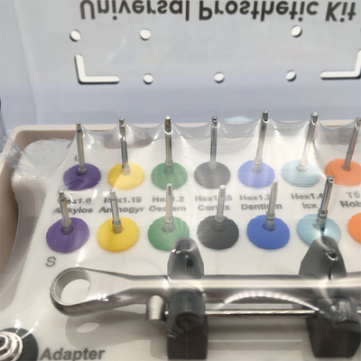 C Type Dental Implant System Prosthetic Kit with Universal Torque Wrench 16pcs For Machine Use supplier