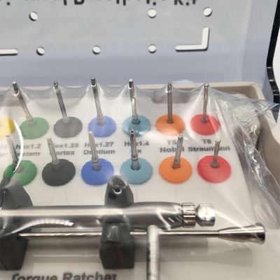 C Type Dental Implant System Prosthetic Kit with Universal Torque Wrench 16pcs For Machine Use supplier