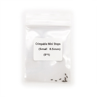 Dental Orthodontic Wire Crimpable Mini Stopper Orthodontis Hook Clamp 10pcs/bag 0.5mm 0.8mm supplier