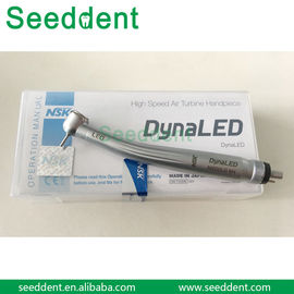 New product Dynal LED high speed air turbine push bottom handpiece Four water spray handpiece supplier