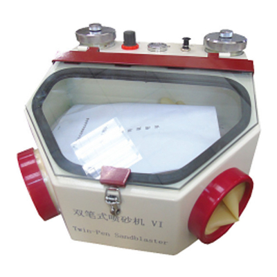 Dental Lab Twin Pen Sandblaster Double Pen Type Twin Pen Sandblaster Dental Sandblaster supplier