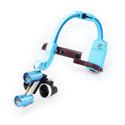 Dental Adjustable Surgical Headband Loupes with LED Medical Magnifier 2.5X/3.5X supplier