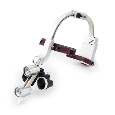Dental Adjustable Surgical Headband Loupes with LED Medical Magnifier 2.5X/3.5X supplier