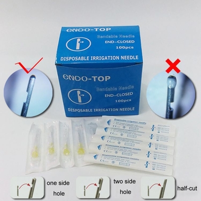 Dental Disposable Endo Irrigation Needle one side hole 23G 25G 27G 30G 25mm supplier