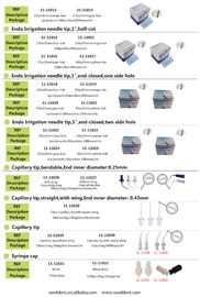 disposable irrigation needle with irrigation filter /dental needle for canal clear hot selling supplier