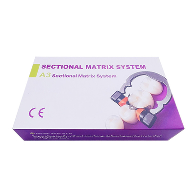 Dental Orthodontic Materials Hospital Oral Instruments 168pcs Dental Matrix Bands Kit Sectional Matrix System A3 supplier