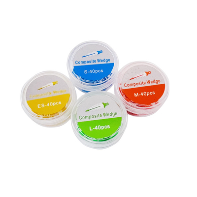 Dental Orthodontic Products Consumables New Type Plastic Composite Dental Wedges Composite Wedge 40pcs/box supplier