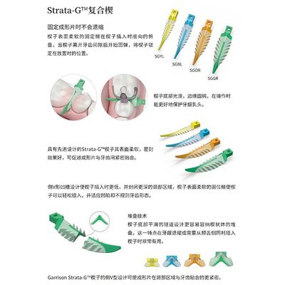 Dental Orthodontic Products Consumables New Type Plastic Composite Dental Wedges Composite Wedge 40pcs/box supplier