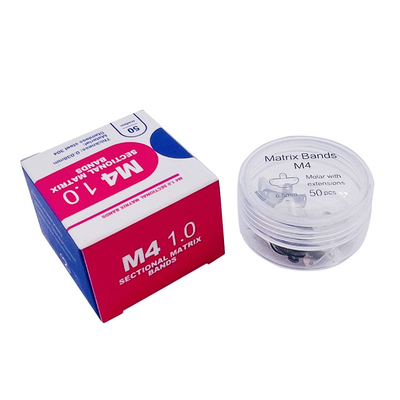 Dental Matrix Band Retainer Dental Material Molding Piece Stainless Steel Matrix Band 50pcs/bottle supplier