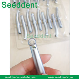 New product Dynal LED high speed air turbine push bottom handpiece Four water spray handpiece supplier