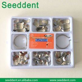 Dental Matrix Band Kit / Russia Stainless Matrix Band No.1.398 100pcs supplier