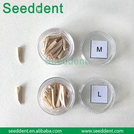 Dental Disposable Material Fixing / Dental Wooden Wedges supplier