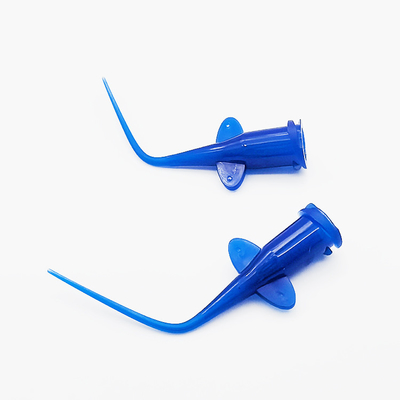 Dental Syringe Product Disposable Plastic Syringe Irrigation Tip Long Curved Dental Plastic Capillary Tip 200pcs/bag supplier