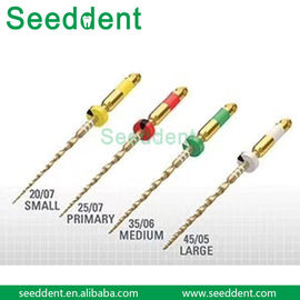 Wave One Gold Files / Assortment Niti Reciprocating Files / Dental Files SE-F012-G-6 supplier