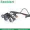 Glass Surgical Dental Loupe with LED headlight / Headband Dental Loupes / Magnifying Glass Loupes supplier