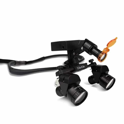 Dental Binocular Magnifying Loupes Surgical Equipment 3.5x-5.5x Adjustable Focus Magnifying Loupes with Wireless LED Headlight supplier