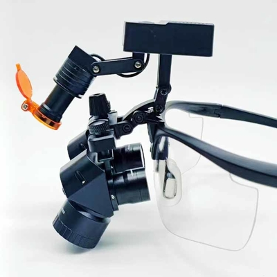 Dental Binocular Magnifying Loupes Surgical Equipment 3.5x-5.5x Adjustable Focus Magnifying Loupes with Wireless LED Headlight supplier