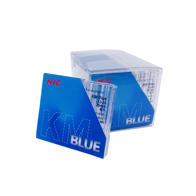 Dental Surgical Instruments Products NIC KM Blue Dental Files Dental Root Canal Instrument Blue Endo Files 4pcs/Pack supplier