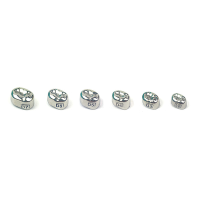 48pcs/box Dental Orthodontic Products Kids Permanent Molars Crown New KIDS Stainless steel Primary Molar Crown supplier