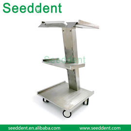 Dental Surgical Instruments Tool Cart / Dental Stainless Steel mobile cart supplier