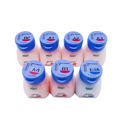 Dental Laboratory Equipments Ceramics Porcelain Powder Dental Materials Dentin BAOT Porcelain Powder 50g/bottle supplier